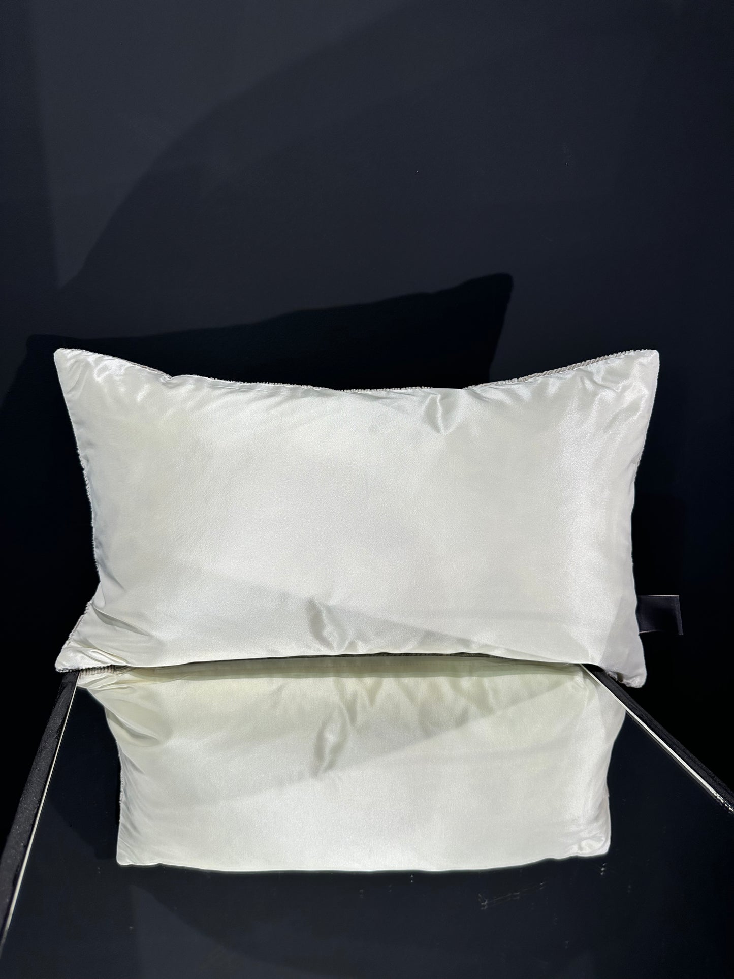 Tender Crush creme Kissen 30x50cm