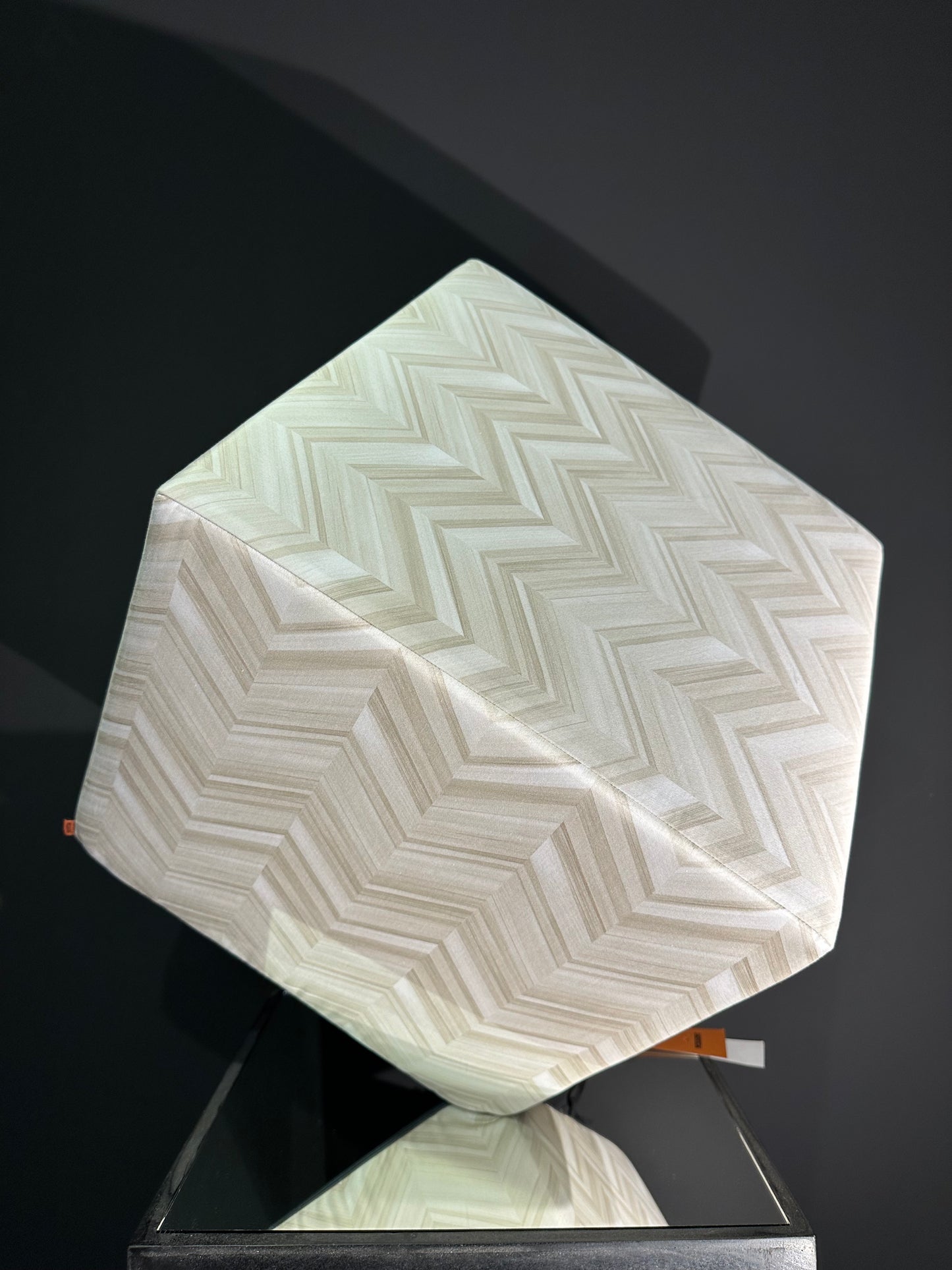 Missoni Home Layers Inlay creme Pouf Cubo 40x40x40cm