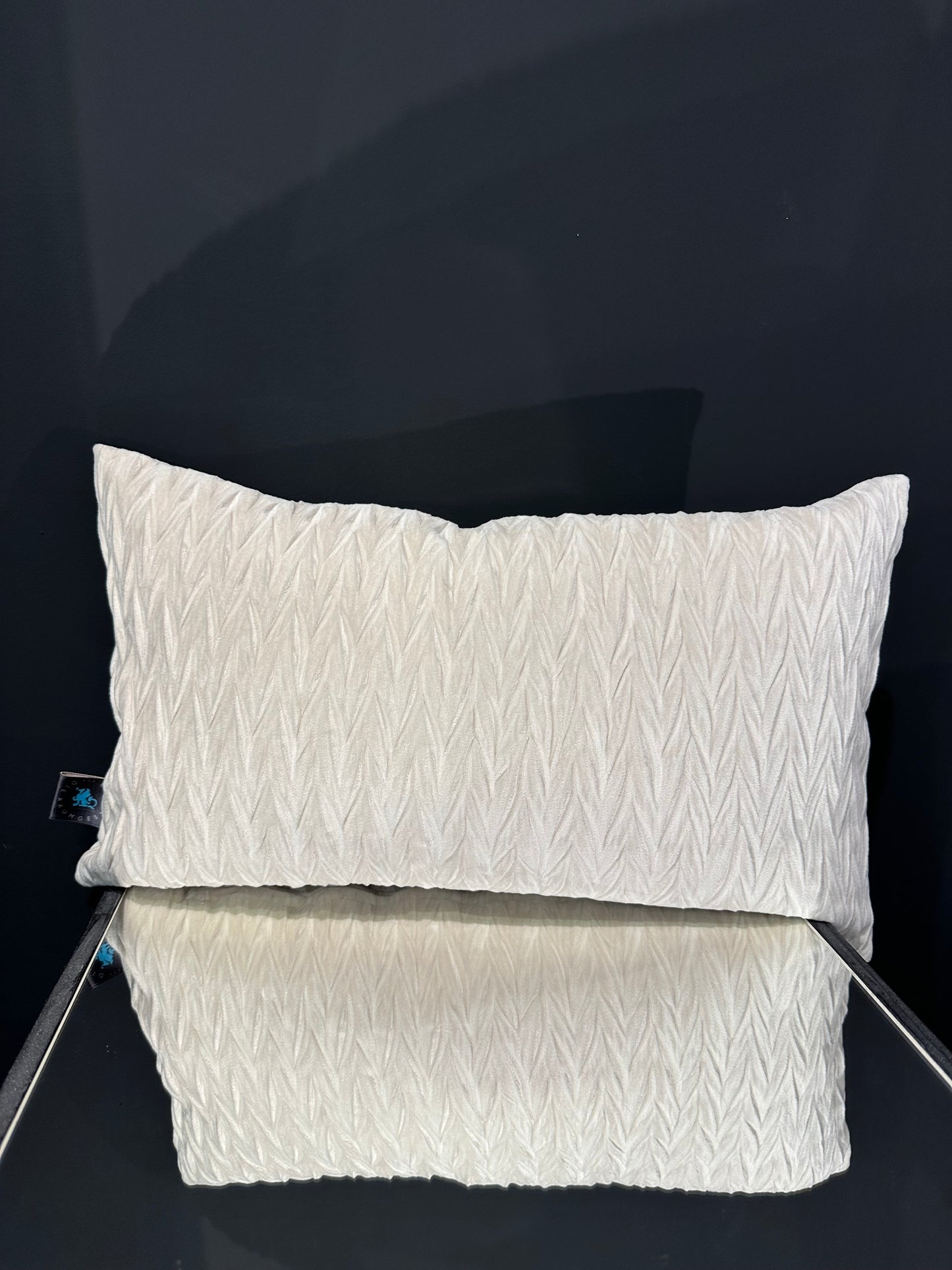 Tender Crush creme Kissen 30x50cm