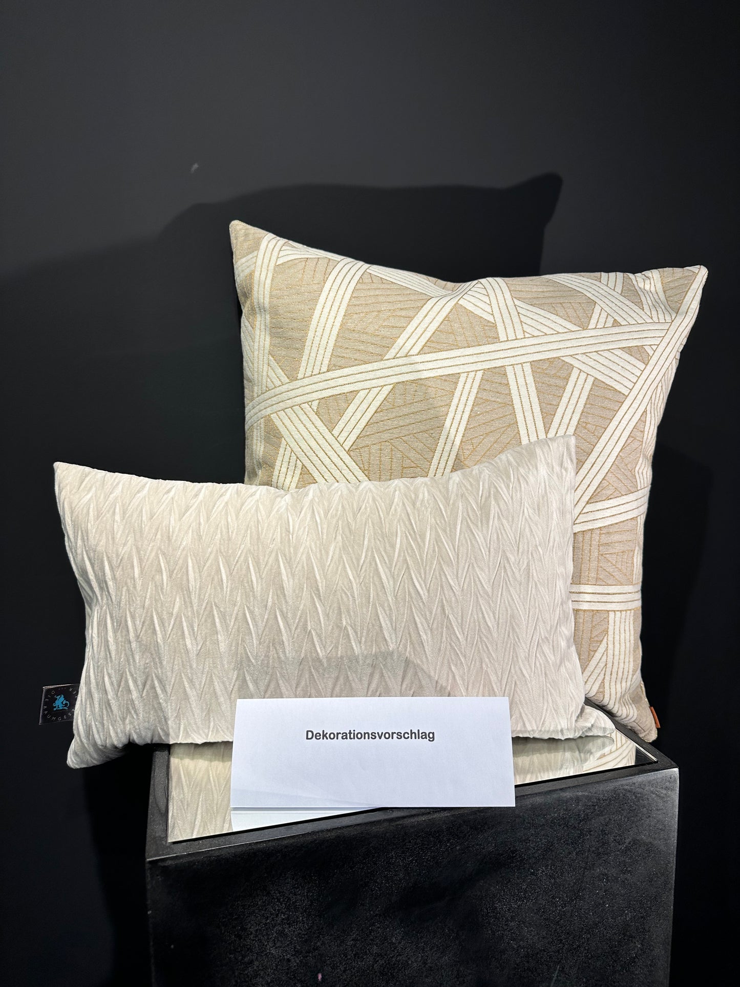 Missoni Home Nastri creme gold Kissen 60x60cm