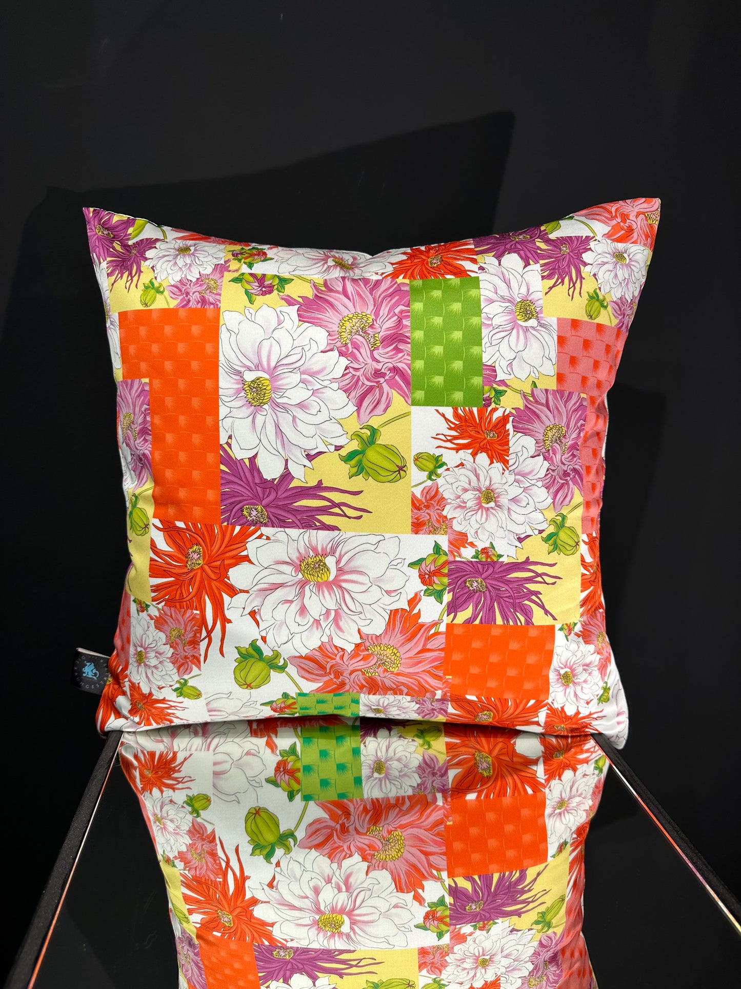 Kenzo Blossom Patchwork Kissen 50x50cm