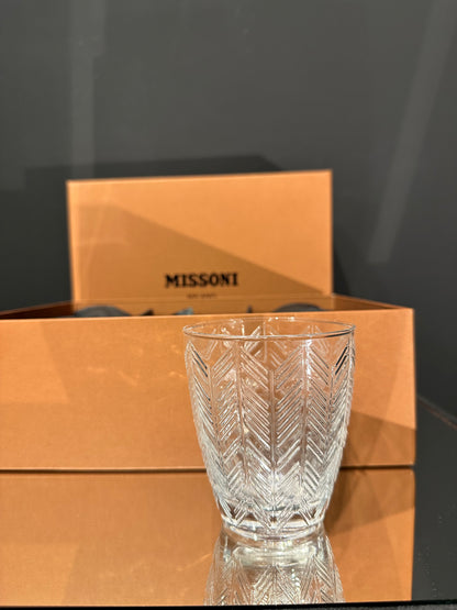 Missoni Home Porzellan Gläser Set transparent