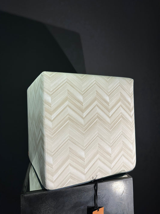 Missoni Home Layers Inlay creme Pouf Cubo 40x40x40cm