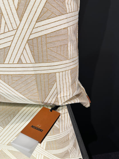 Missoni Home Nastri creme gold Kissen 60x60cm