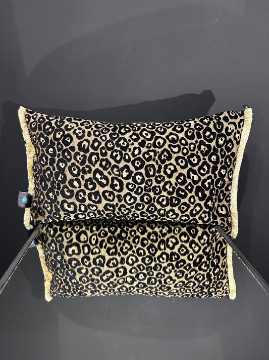 Safari Zambia Leopard Kissen 30x50cm