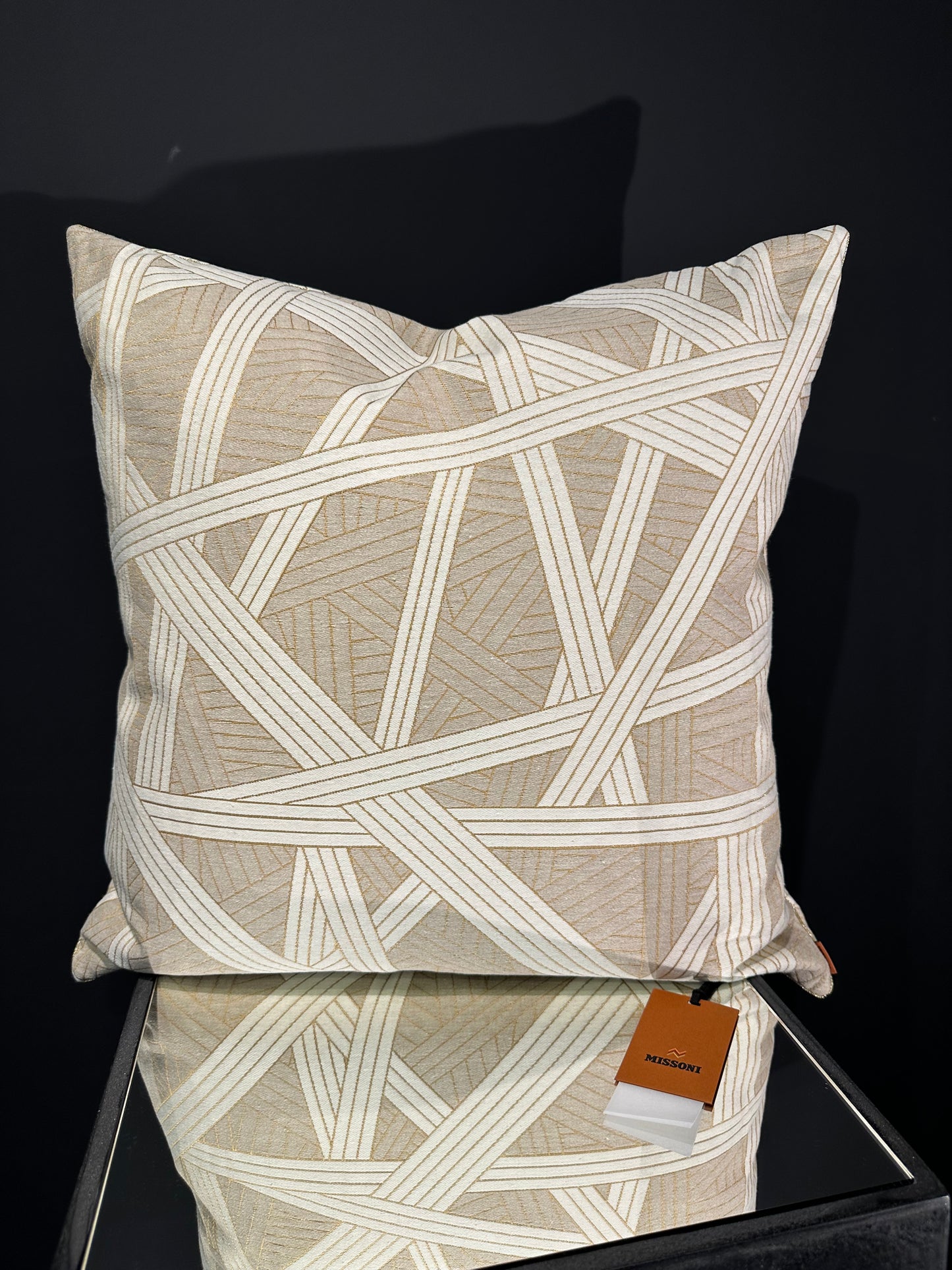 Missoni Home Nastri creme gold Kissen 60x60cm