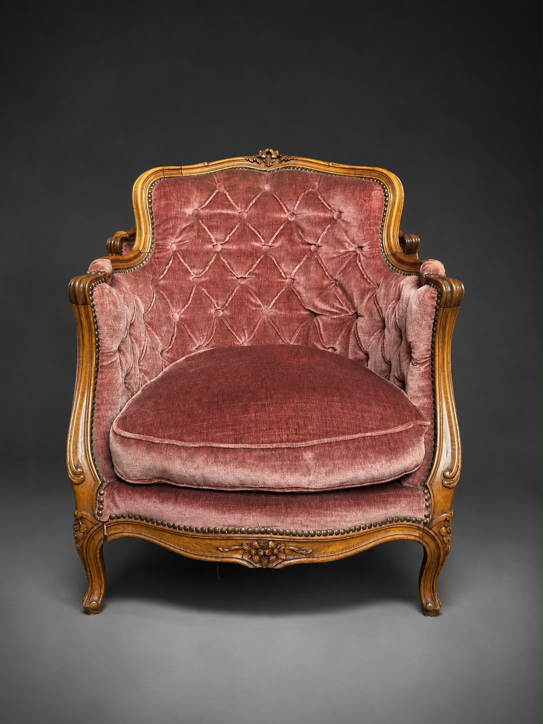Gebrauchtes Salon-Ensemble im französischen Neo-Rokoko-/Louis-XV-Stil