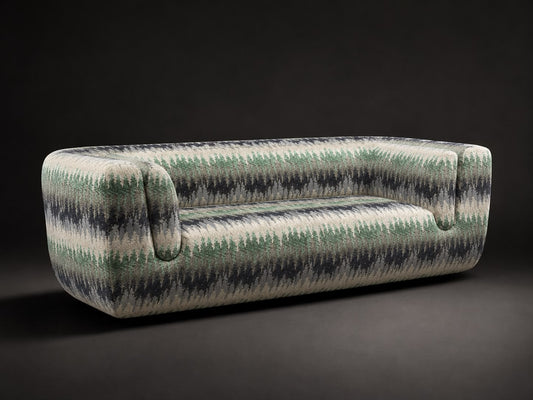 Missoni Home Sofa „Intil“ – seltenes Ausstellungsstück mit Jacquard-Gewebe