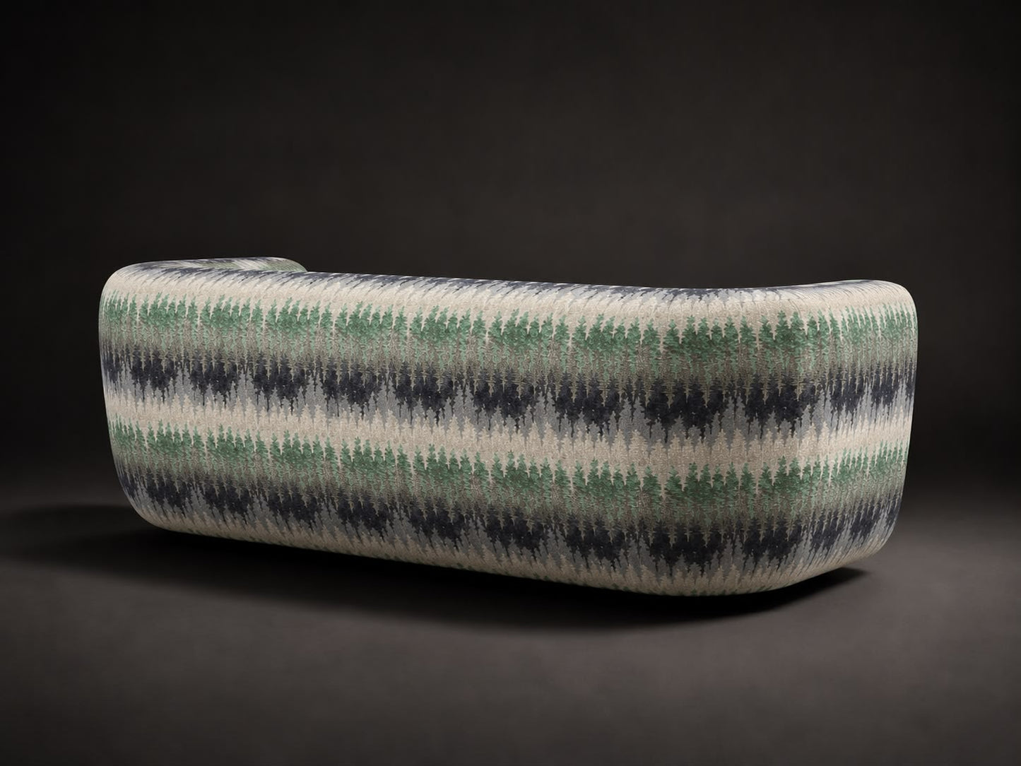 Missoni Home Sofa „Intil“ – seltenes Ausstellungsstück mit Jacquard-Gewebe